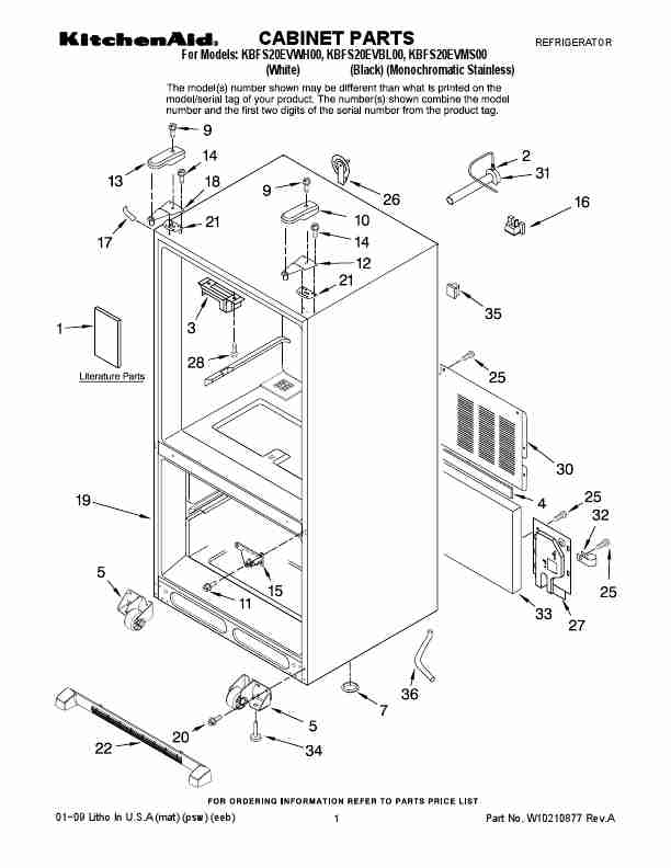KitchenAid Refrigerator KBFS20EVBL00-page_pdf